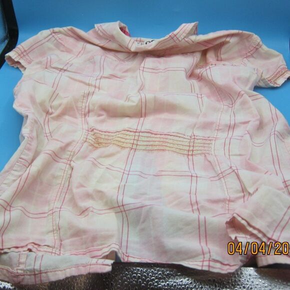 📦 SO Pink plaid button down shirt top Pre-owned - Picture 4 of 5
